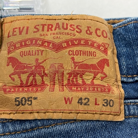 Levi’s 505 jeans size 42w 30L - Picture 3 of 5